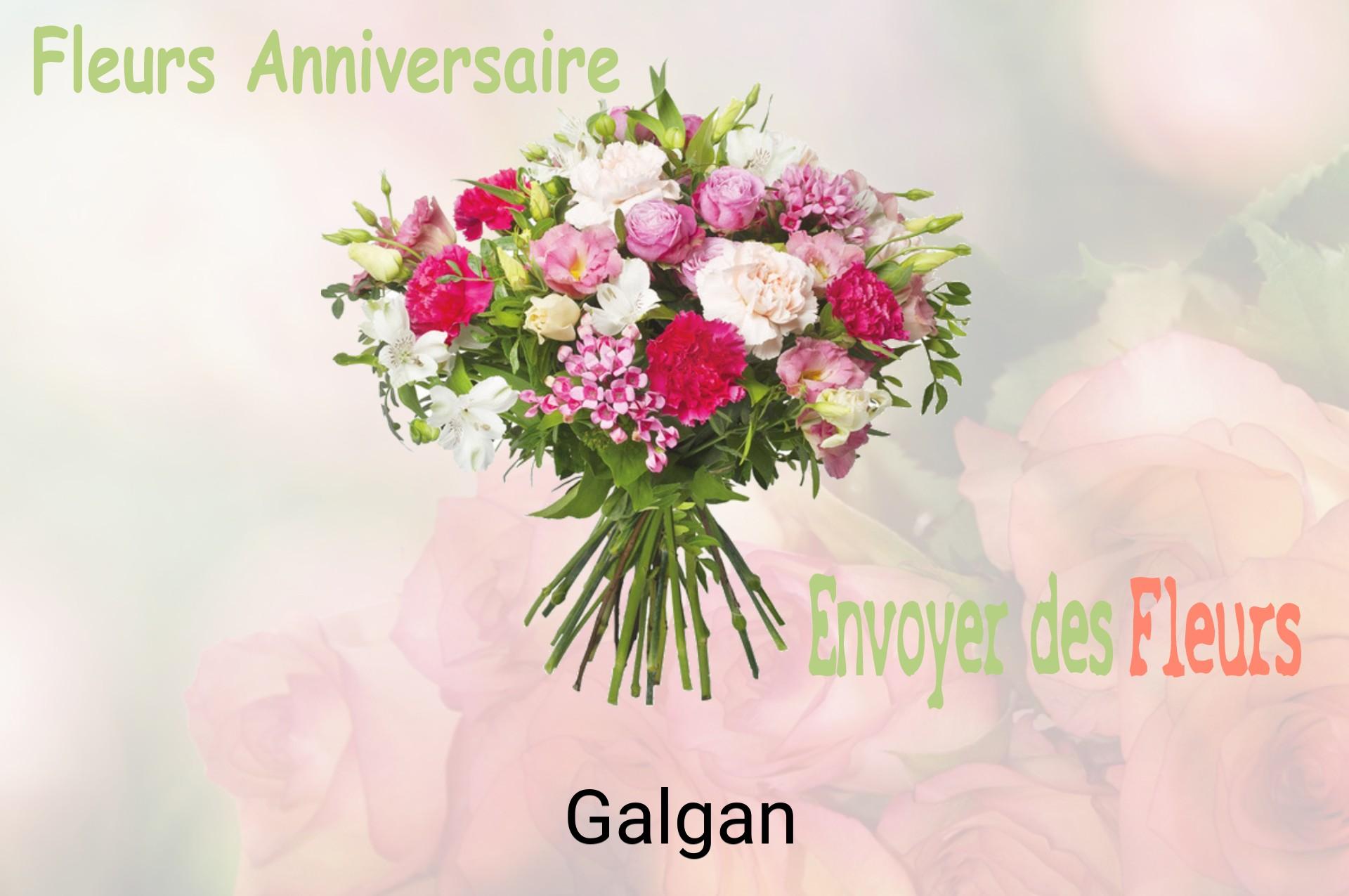 Bouquet de fleurs d’anniversaire livré à Galgan