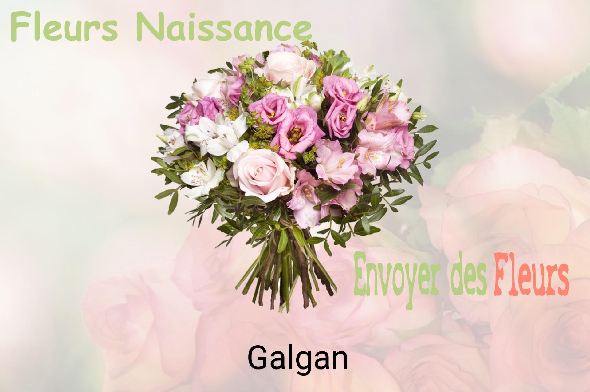 Bouquet de fleurs de naissance livré à Galgan
